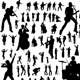 Music Vector Silhouettes by ntnt | GraphicRiver